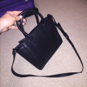 Black Leather Purse